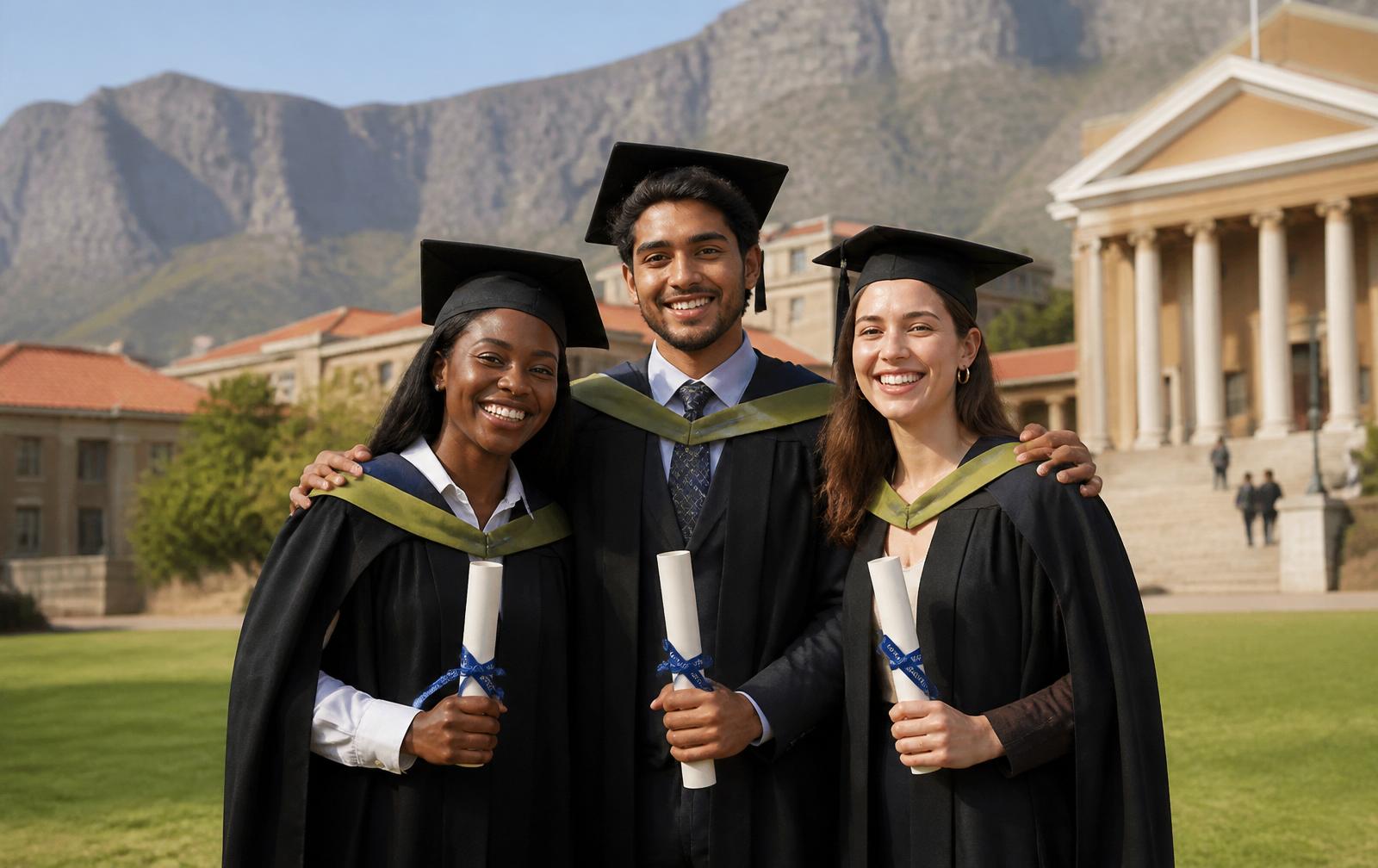 South African graduates at the University of Cape Town